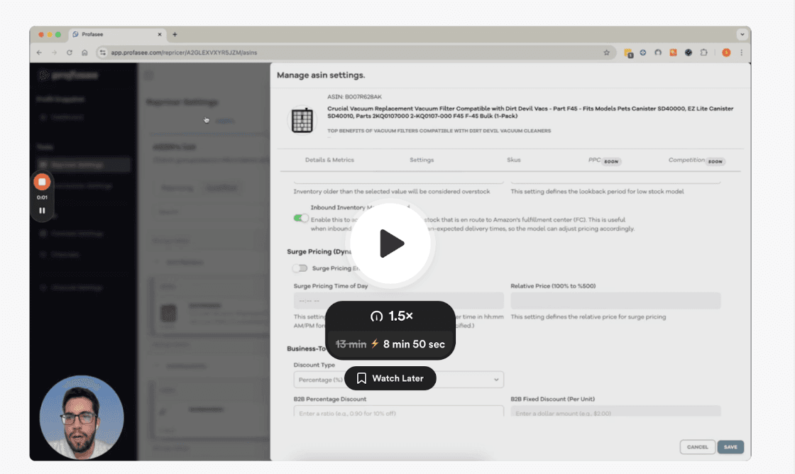 🚀 Profasee Feature Updates - January 2025