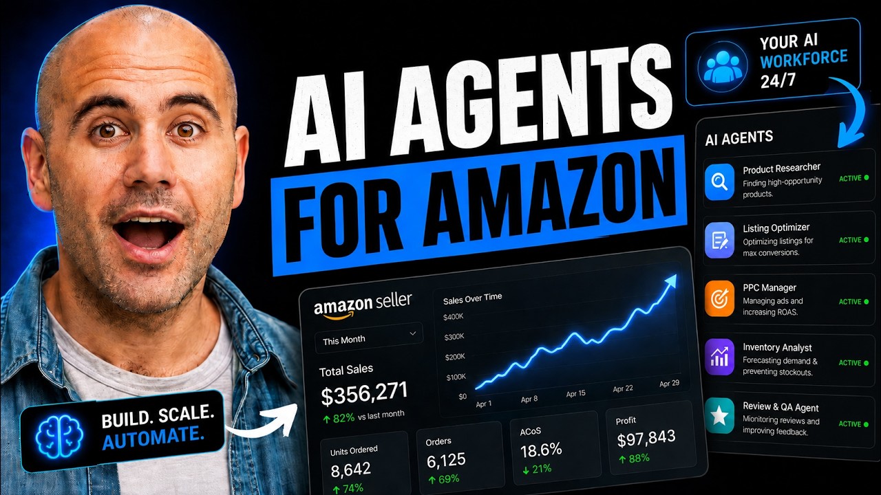 AI agents that run an Amazon business 24/7. Profasee Ultra demo thumbnail.
